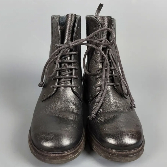 Marséll Women's Black Leather Ankle Boots US Size 7 - Picture 4 of 6